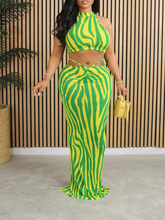 Indiebeautie – Bedrucktes Tanktop- und Rock-Set