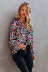 Langärmliges Oberteil mit „Bring Your Love“-Print