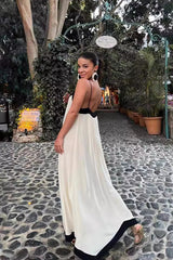 Teilen Sie Ihre Geschichte – Maxikleid mit V-Ausschnitt