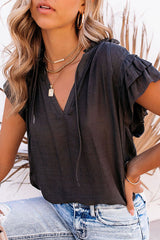 Your Sunshine Flutter Kurzarmtop – 3 Farben