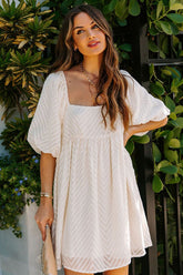 Tale To Tell – Minikleid mit Puffärmeln