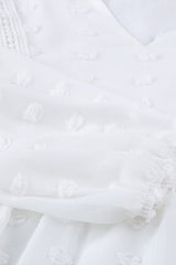 Breezy Beauty – Gepunktetes Langarm-Top