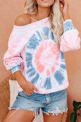 Langärmliges Batik-Oberteil „Good Luck“