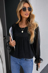 Always Amazing Swiss Dot Spitzentop – 6 Farben