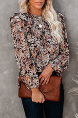 Delight Hunter Langarm-Oberteil mit Blumendruck