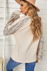 Bedrucktes Langarmshirt „Autumn Daze“