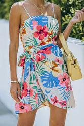 After-Bloom Delight Minikleid mit Blumendruck