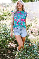 Ärmelloses Top mit Step It Up-Print