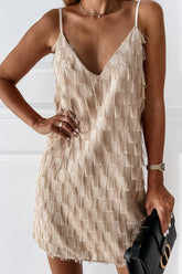 Romantic Dreams Quasten Minikleid - 3 Farben