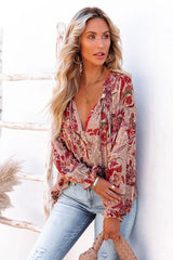 Langärmliges Top mit „Find Your Own Way“-Print