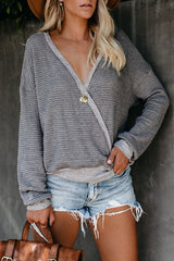 Cozy Time – Strickpullover mit V-Ausschnitt