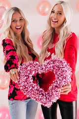 Langärmliges Button-Down-Oberteil mit „All That Matters“-Print