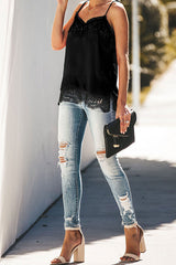 Feel Free Cami-Top mit Schnürung – 3 Farben