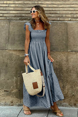 Good Feelings Babydoll-Maxikleid mit Rüschen – 4 Farben