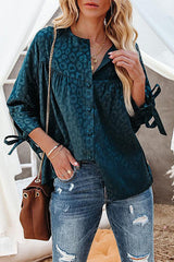 Schönes Babydoll-Top mit Knopfleiste und „New Day“-Aufdruck – 4 Farben