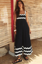 Always With Love – ärmelloses Maxikleid mit Aufdruck – 5 Farben