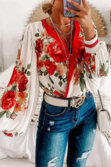 Got The Love – Langärmliges Oberteil mit Blumenmuster