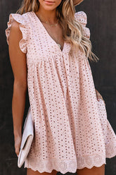 Glory of Love Pocket Hollow-Out Kleid - 3 Farben