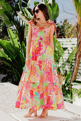 Ärmelloses Maxikleid mit Bloom With A View-Print – 2 Farben