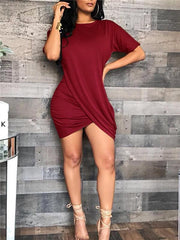 Basic-Tulpen-Minikleid