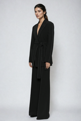 Adalira-Schnürhosen-Set mit tiefem Ausschnitt