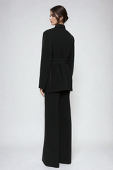 Adalira-Schnürhosen-Set mit tiefem Ausschnitt