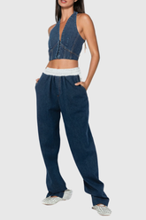 Adams Neckholder-Deconstruct-Jeans-Hosenset