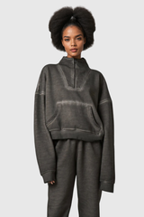 Adwin Kapuzen-Reißverschlussoberteil