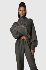 Adwin Kapuzen-Reißverschlussoberteil