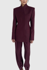 Adwoa Hosenset mit Stehkragen