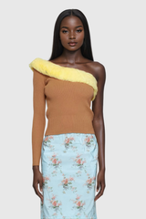 Afon Langarm-Stricktop mit einer Schulter