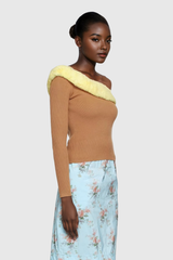 Afon Langarm-Stricktop mit einer Schulter