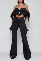 Agnetha Asymmetrische Deconstruct Wing Jeans
