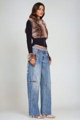 Agrafena Stricktop aus Kunstpelz