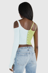 Aguilar Asymmetrisches Stricktop