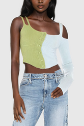 Aguilar Asymmetrisches Stricktop