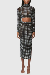 Aida Strass Bodycon-Set