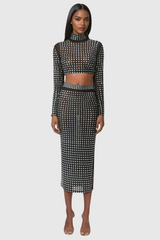 Aida Strass Bodycon-Set