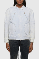 Aiken-Jacke mit Reißverschluss und Taschen