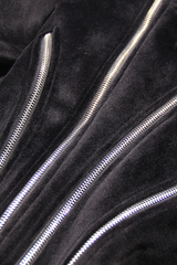 Ailpein Langärmliges Oberteil mit Reißverschluss und Kapuze