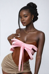 Ake Bow Trägerloses Deconstruct-Top