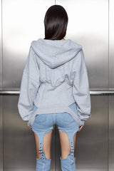 Akhil Deconstruct – Oberteil mit Kapuze und Cutout