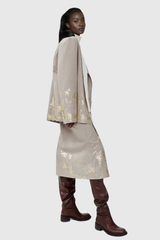 Alexis Print Lapel Deconstruct Skirt Set