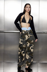 Alick – Deconstruct-Cargojeans mit Camouflage-Print