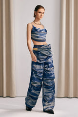 Elowyn Denim-Sets mit Camouflage-Print