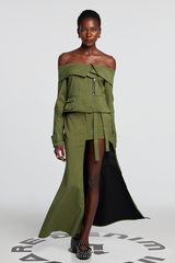 Allie Maxirock mit hohem Schlitz