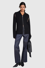 Almanas – Strickoberteil mit abnehmbarem Ausschnitt