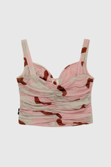 Alondra Rüschen-Netzoberteil