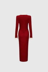 Alphaeus Strickmantel mit Revers und Knöpfen