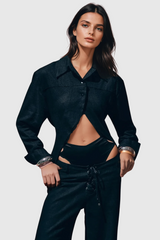 Alviva – Geteiltes Hosenset mit Schnürung und Cut-outs